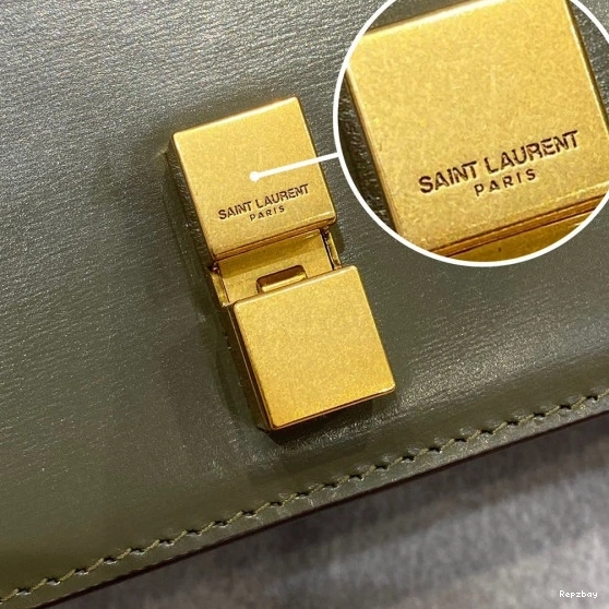 Rep ladies REP LEATHER YSL CARRE SMOOTH SATCHEL IN LOULOU 0805
